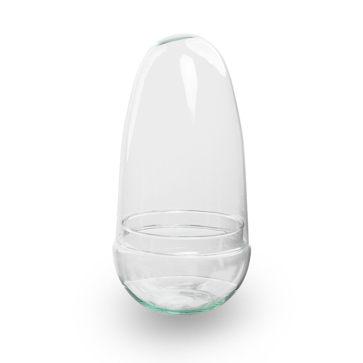 Terrarium bolglas tweedelig - Egg - Ø 12 cm ↑ 25 cm