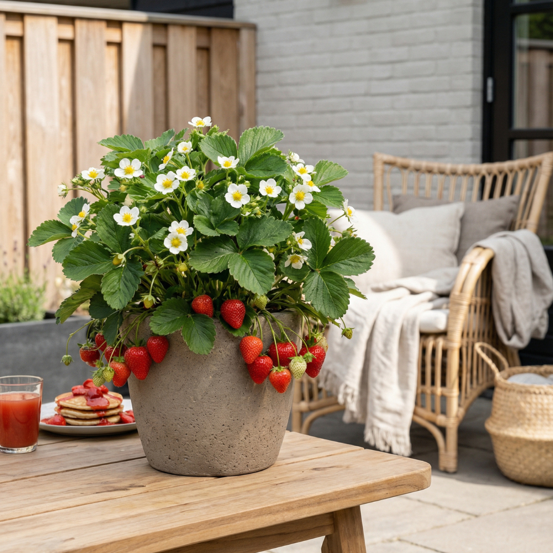 Aardbeien 6 pack (Fragaria) 100% biologisch 8x