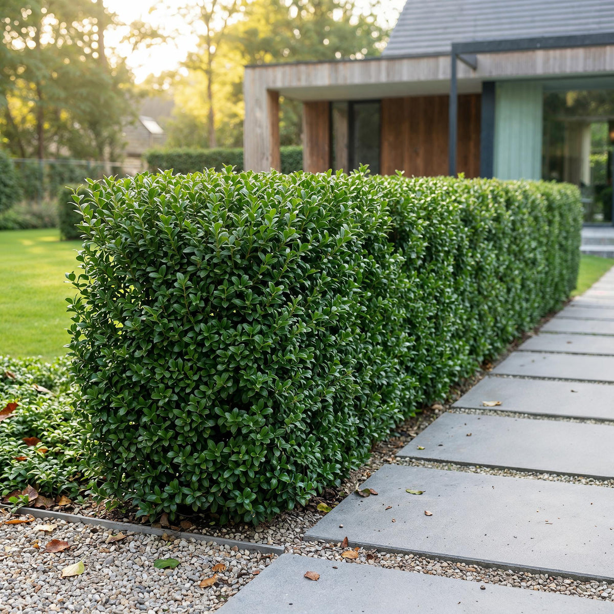 40x Ilex crenata Golden Gem - Japanse Hulst - Haagplanten - Groenblijvend - Geel - Pot 9cm - Hoogte 20-30cm