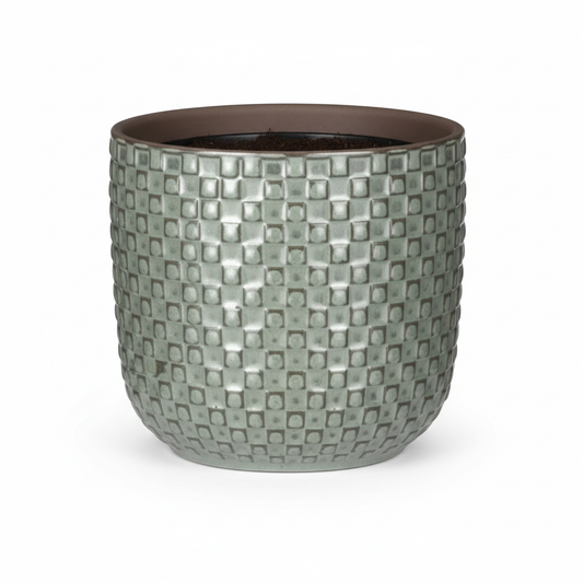 Mini pot relief groen D7