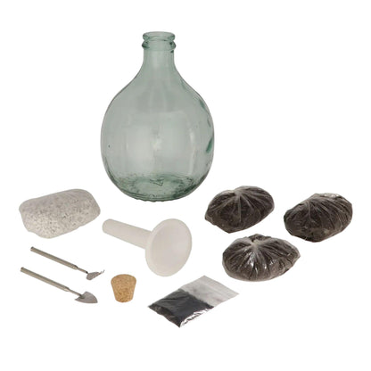 DIY Plant Terrarium Set 5L - Maak je eigen gesloten ecosysteem | In giftbox