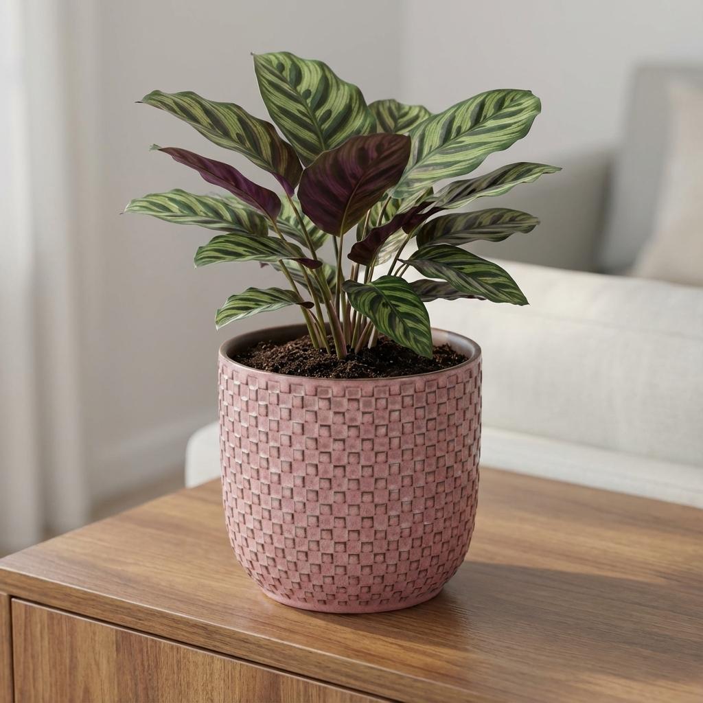 Mini pot relief roze D7