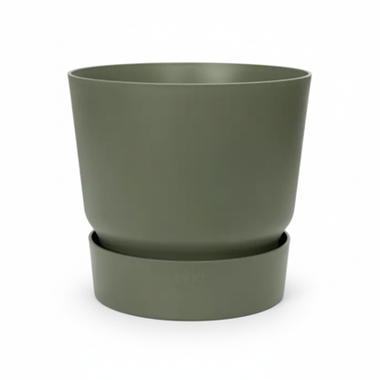 Elho greenville round leaf green - D20cm