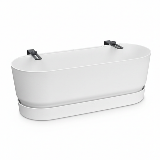 Elho Pot Greenville Easy Balcony D25cm - Wit