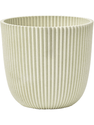 Capi Pot Nature Groove Made With Zaagsel Beige - D25cm