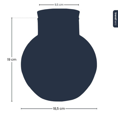 Terrarium fles met kurk - Noah - Ø 18,5 cm ↑ 19 cm