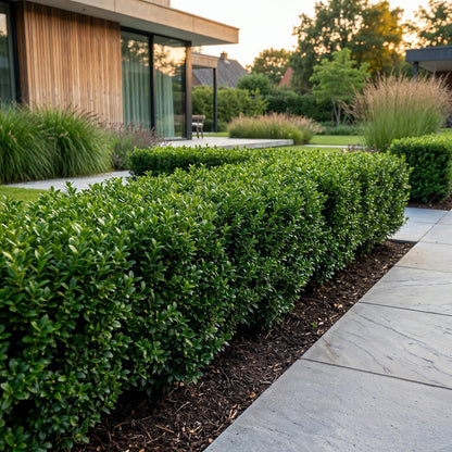 16x Ilex crenata Stokes - Japanse Hulst - Haagplanten - Groenblijvend - Groen - Pot 9cm - Hoogte 20-30cm