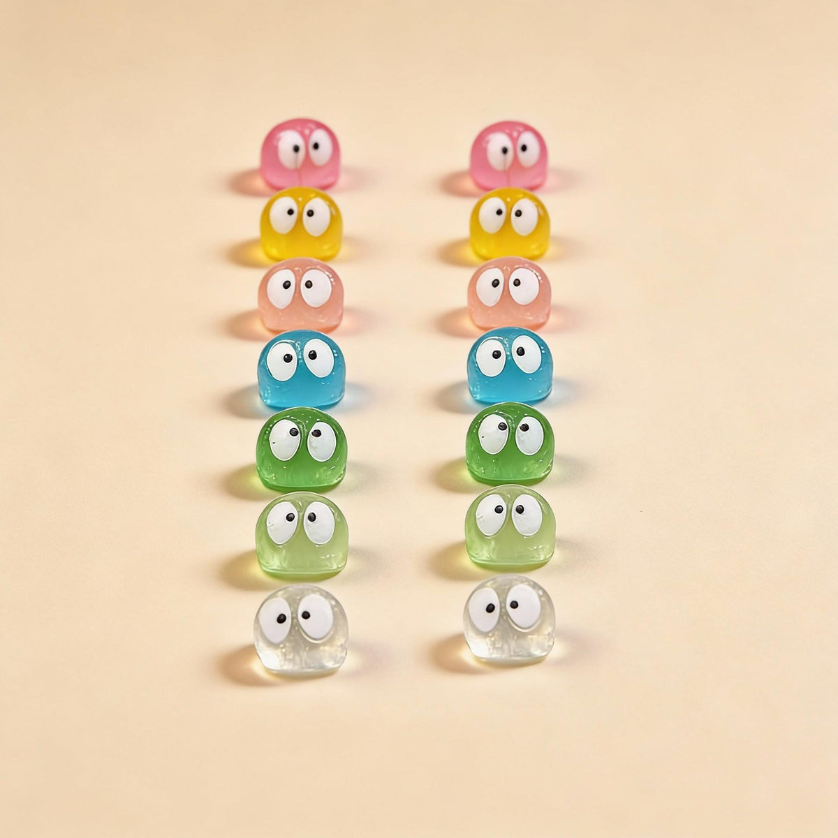Glow in the dark - Mini's - Multi - ↑ 1 cm - 14 stuks