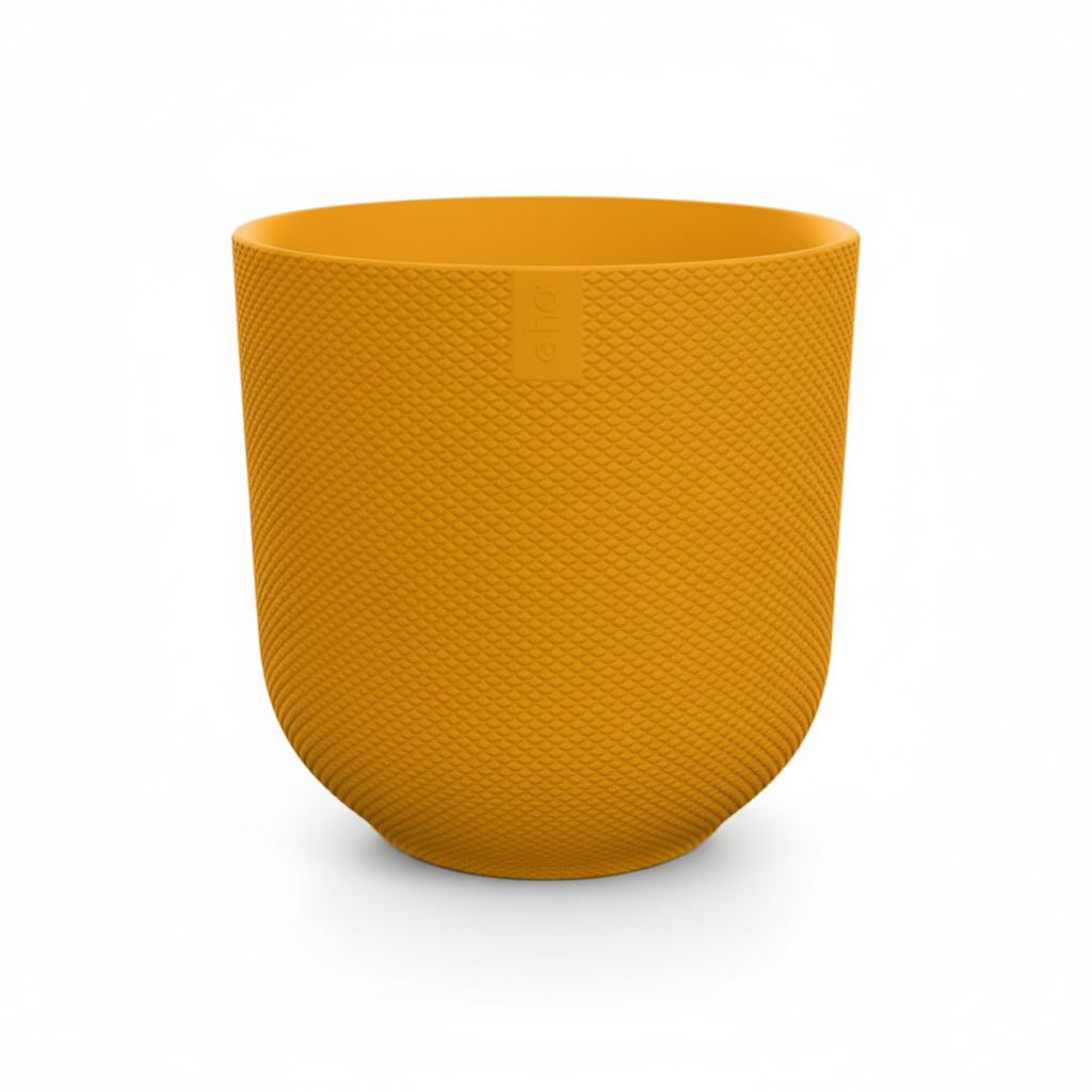 Pot Elho Jazz Round Amber Yellow - D14