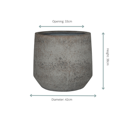 Pot Harith M Dioriet Grey - D42 x H38