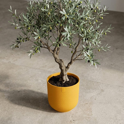 Pot Elho Jazz Round Amber Yellow - D14