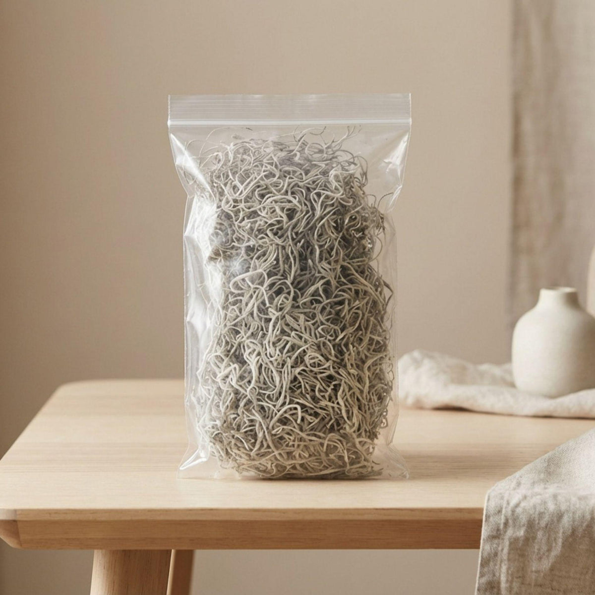 Gedroogd Tillandsia Mos – 1L – Alleen voor decoratief gebruik
